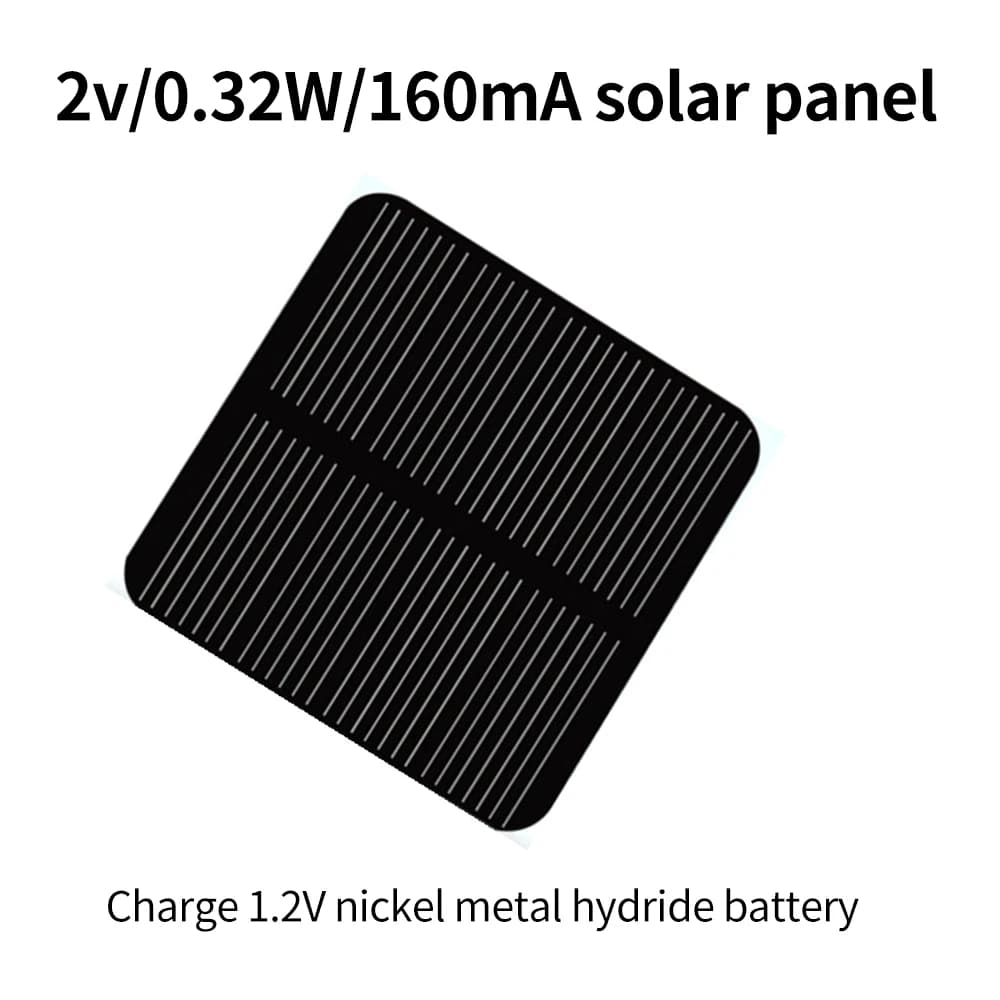 Panneau solaire 1W 5V, stratifié solaire en silicium, panneau de production d'énergie, accessoires d