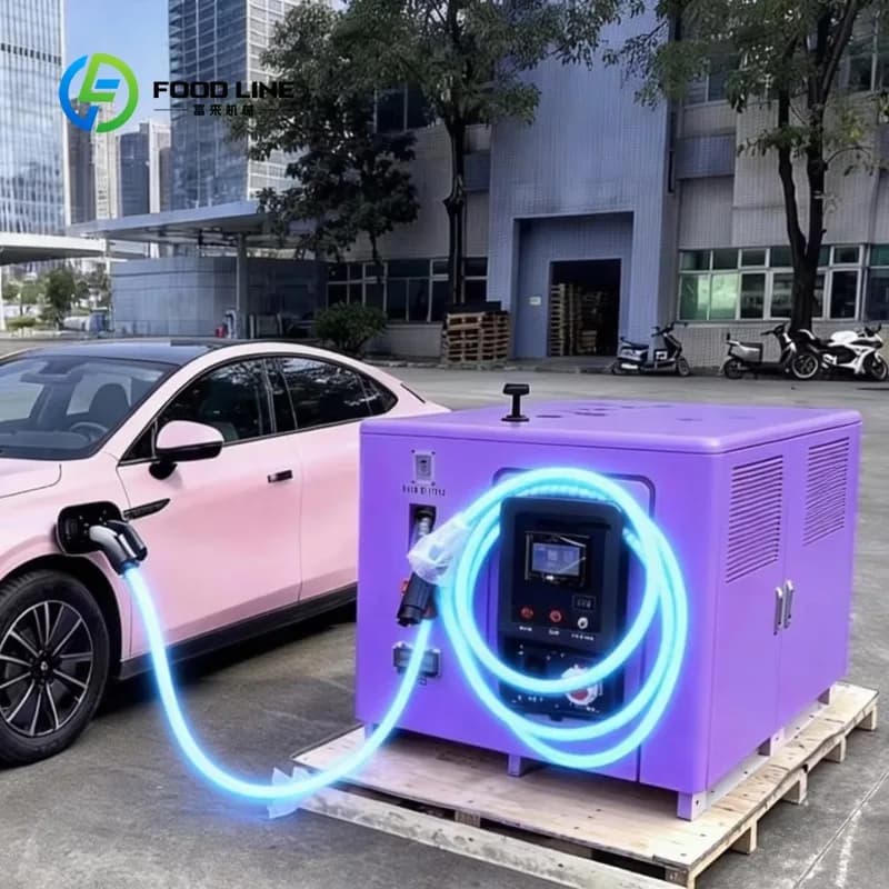 Station de charge d'urgence hors réseau personnalisée pour le stockage d'énergie, conçue pour une ut