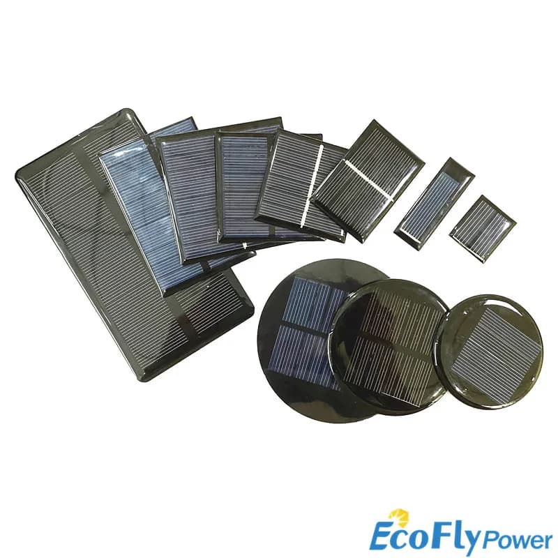 Mini panneau solaire 4V 5.5V 5V 6V 7V 10V 12V 50mA 60mA 100mA 150mA 200mA 500mA Mono/poly, vente en 