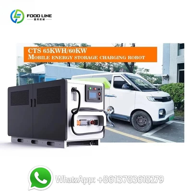 Station de recharge de véhicules électriques personnalisée 75kWh 141kWh 200kWh, chargeur mobile rapi